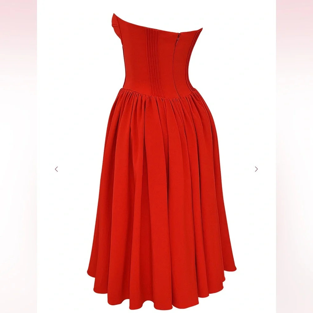 House of CB Red Midi Dress - Picture 7 of 10